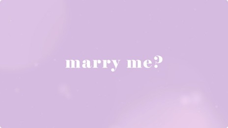 [셀프NO! 전문가 제작] Marry Me : 메리미